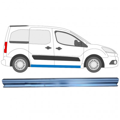 PEUGEOT PARTNER C BERLINGO 2008- UȘĂ GLISANTĂ PANOU DE REPARARE PRAG / DREAPTA