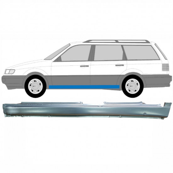 Reparație prag pentru Volkswagen Passat B4 1993-1996 / Stânga 9371