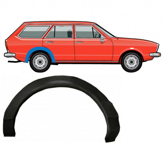 Reparație aripă spate pentru VW Passat B1 1973-1980 / Dreapta 10960