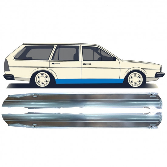 Reparație prag pentru VW Passat B2 1980-1988 / Stânga+Dreapta / Set 9604