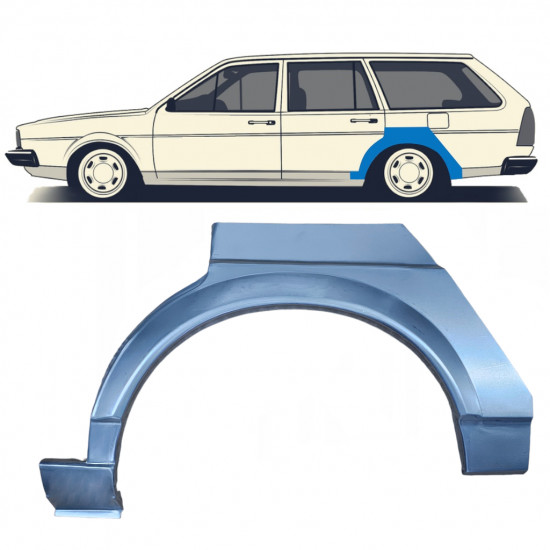 Reparație aripă spate pentru VW Passat B2 1980-1988 / Stânga 7111