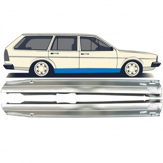 Reparație prag pentru VW Passat B2 1980-1988 / Stânga+Dreapta / Set 9604