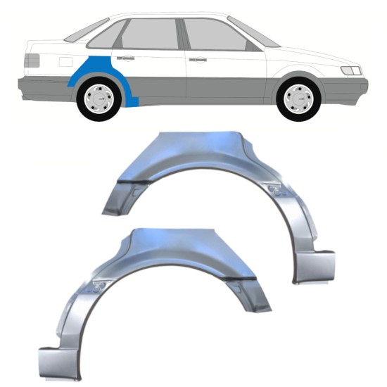 Reparație aripă spate pentru Volkswagen Passat B4 1993-1996 / Stânga+Dreapta / Set 16082