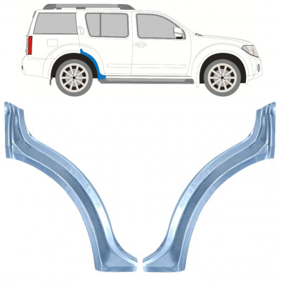 Reparație aripă spate pentru Nissan Pathfinder 2004-2013 / Stânga+Dreapta / Set 10352