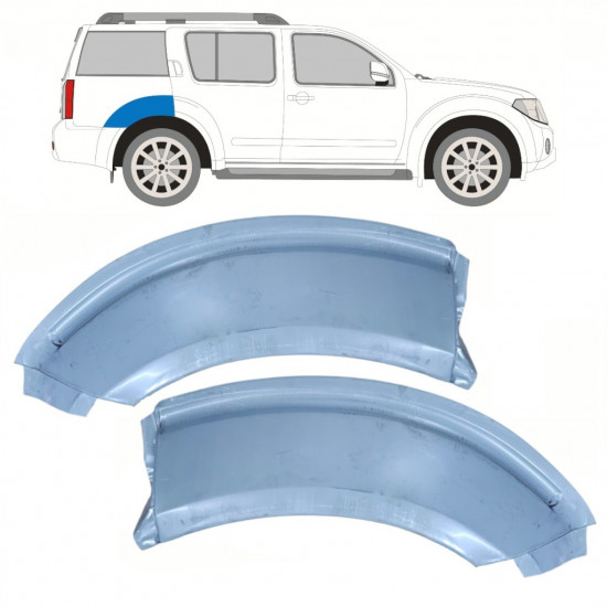 Reparație aripă spate pentru Nissan Pathfinder 2004-2013 / Stânga+Dreapta / Set 10351