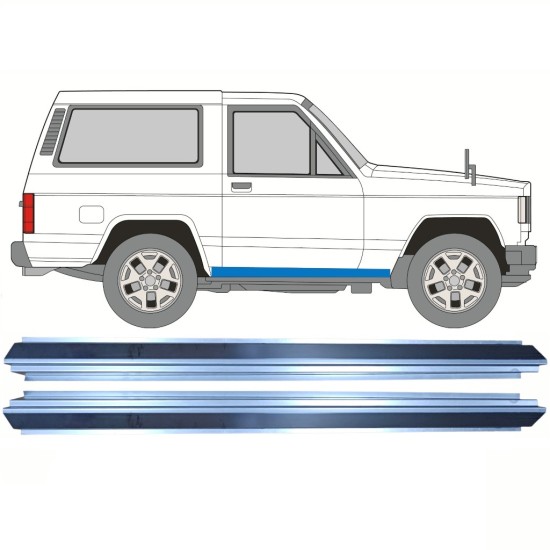 Reparație prag pentru Nissan Patrol K160 1979-1990 / Stânga+Dreapta / Set 16291