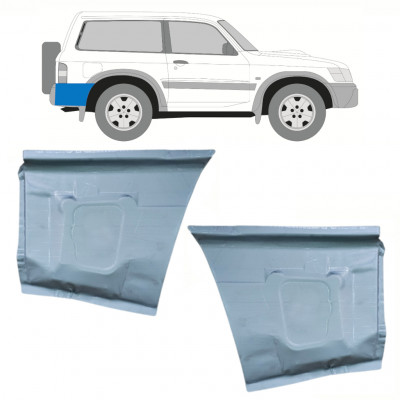 Reparație aripă spate pentru Nissan Patrol 1997-2009 / Stânga+Dreapta / Set 10168