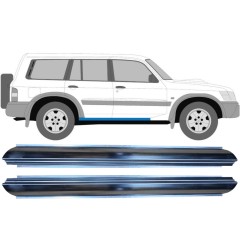 Reparație prag pentru Nissan Patrol Y61 GY61 1997-2009 / Stânga = Dreapta (simetric) / Set 10284