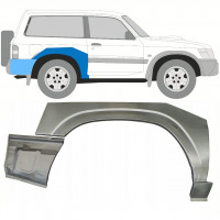 Reparație aripă spate pentru Nissan Patrol 1997-2009 / Dreapta / Set 10798