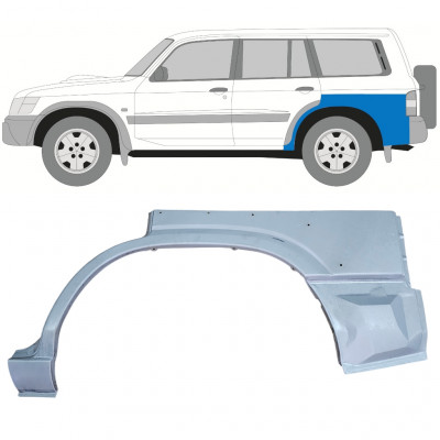 Nissan Patrol 2005-2009 Segment reparație aripă spate / Stânga