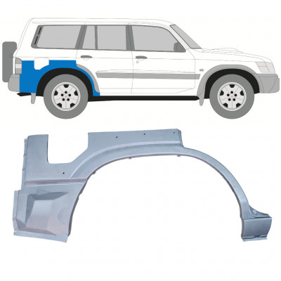 Reparație aripă spate pentru Nissan Patrol 1997-2009 / Dreapta 12757