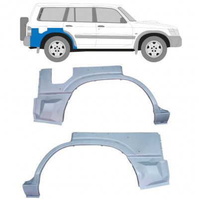 Nissan Patrol 2005-2009 Segment reparație aripă spate / A stabilit