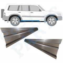 Reparație prag interior pentru Nissan Patrol Y61 GY61 1997-2009 / Stânga = Dreapta (simetric) / Set 10366