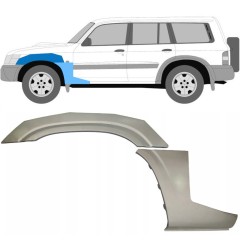 Panou de reparație aripă față pentru Nissan Patrol Y61 GY61 1997-2009 / Stânga / Set 10033