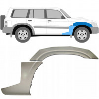 Panou de reparație aripă față pentru Nissan Patrol 1997-2009 / Dreapta / Set 10032