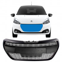 Grilă neagră pentru Peugeot 208 2015-2019 ALLURE 7537