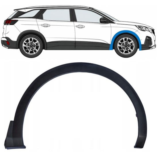 Bandou aripă față pentru Peugeot 3008 2016-2024 / Dreapta 17031