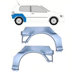 Reparație aripă spate pentru Volkswagen Polo 1994-1999 / Stânga+Dreapta / Set 10193