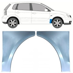 Panou de reparație aripă față pentru Volkswagen Polo 2001-2009 / Stânga+Dreapta / Set 9733