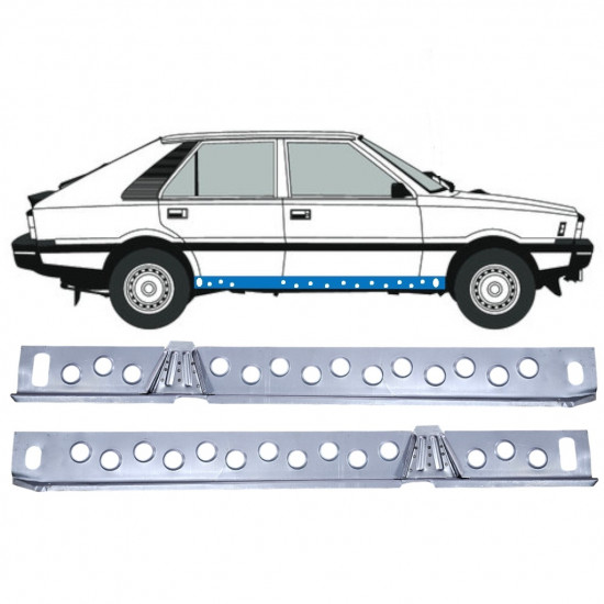 Reparație prag interior pentru FSO Polonez 1978-2002 / Set 12536