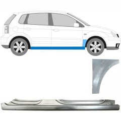 Prag complet + reparație aripă față pentru Volkswagen Polo 2001-2009 / Dreapta / Set 8729