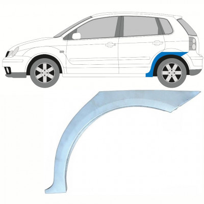 VW POLO 2001-2009 5-D SEGMENT REPARAȚIE ARIPĂ SPATE / STÂNGA