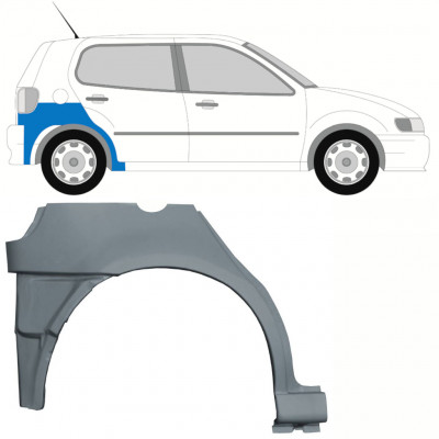 Reparație aripă spate partea inferioară pentru VW Polo 1994-1999 / Dreapta 10194