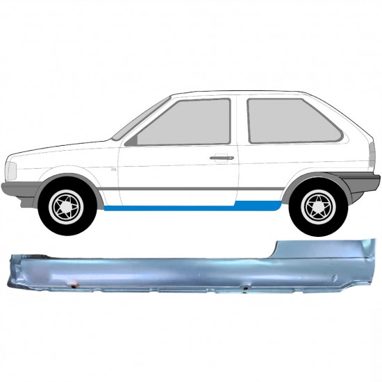 Reparație prag pentru VW Polo 1981-1994 / Stânga 7115