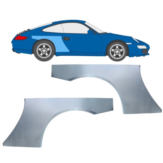Reparație aripă spate pentru Porsche 911 997 2004-2012 / Stânga+Dreapta / Set 16381