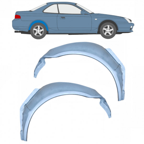 Reparație aripă interioară spate pentru Honda Prelude 1996-2001 / Stânga+Dreapta / Set 10503