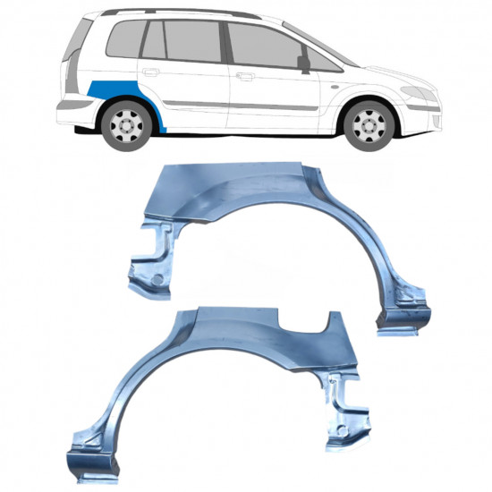 Reparație aripă spate pentru Mazda Premacy 1999-2005 / Stânga+Dreapta / Set 9158