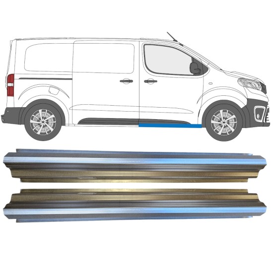 Reparație prag ușă față pentru Fiat Scudo 2022- / Stânga = Dreapta (simetric) / Set 15141