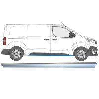 Reparație prag partea inferioară pentru Toyota Proace Verso 2016- / Stânga = Dreapta (simetric) 15600