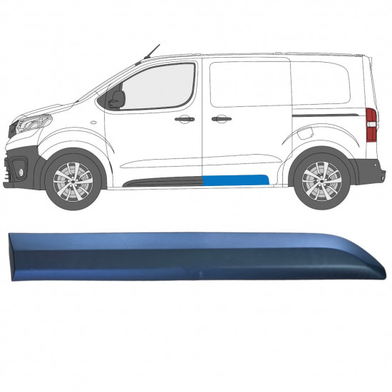 Bandou lateral spate pentru Toyota Proace 2016- / Stânga 12817