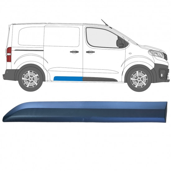 Bandou lateral spate pentru Toyota Proace 2016- / Dreapta 12816