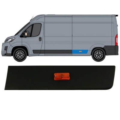 Bandou lateral spate cu lampă pentru Toyota Proace Max 2024- / Stânga 15909