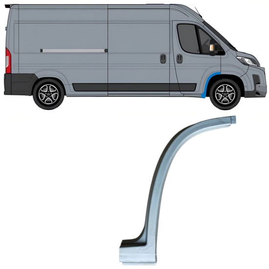 Reparație aripă față pentru Toyota Proace Max 2024- / Dreapta 16835