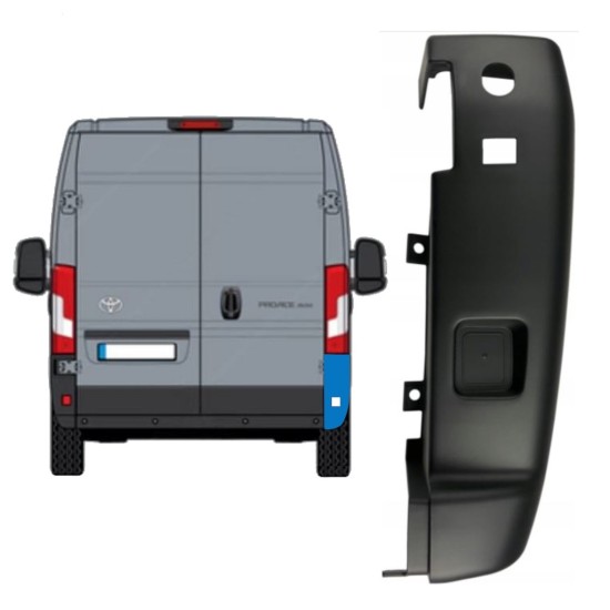 Colț bară spate 180 grade pentru Toyota Proace Max 2024- / Dreapta 15940