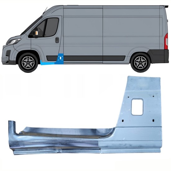 Reparație segment stâlp + prag pentru Toyota Proace Max 2024- / Stânga 16733
