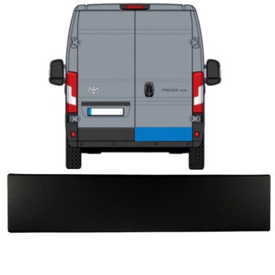 Bandou lateral ușă spate pentru Toyota Proace Max 2024- / Dreapta 15931
