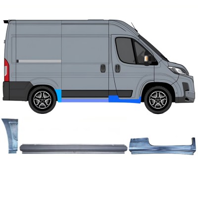 Set panouri de reparare pentru Toyota Proace Max 2024- / Dreapta 16759