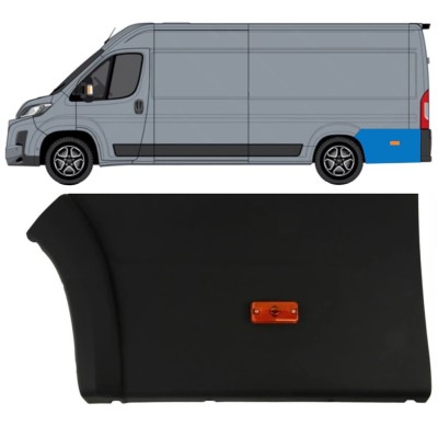 Bandou lateral spate cu lampă pentru Toyota Proace Max 2024- / Stânga 15912