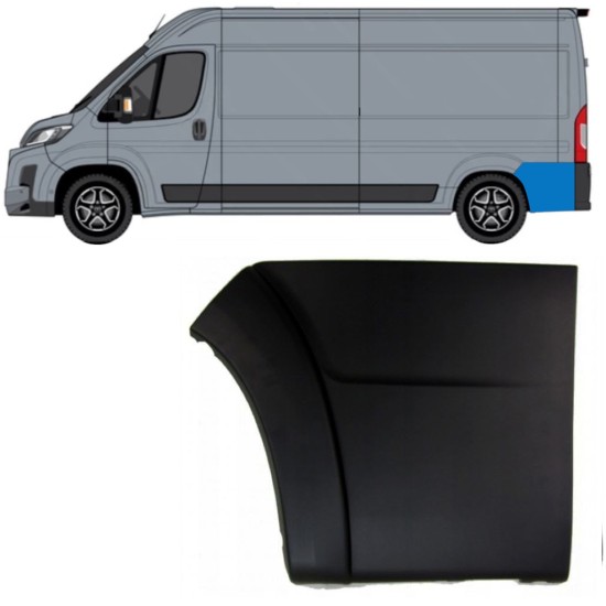 Bandou lateral spate pentru Toyota Proace Max 2024- / Stânga 15920