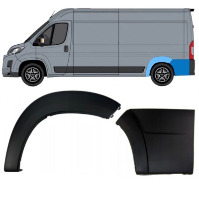 Bandou lateral spate pentru Toyota Proace Max 2024- / Stânga 15910