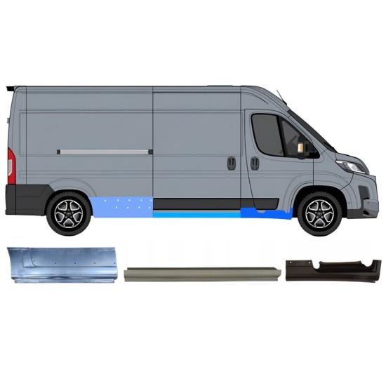 Set panouri de reparare pentru Toyota Proace Max 2024- / Dreapta 16761