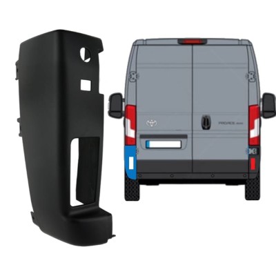 Colț bară spate 180 grade pentru Toyota Proace Max 2024- / Stânga 15943