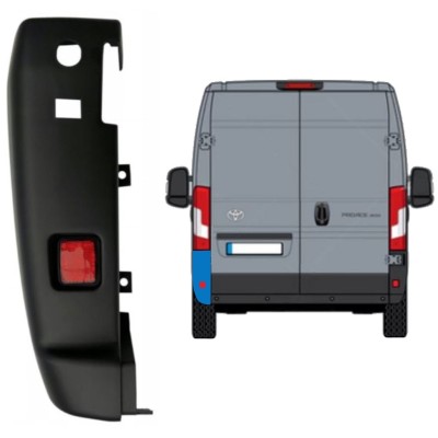 Colț bară spate 180 grade pentru Toyota Proace Max 2024- / Stânga 16039