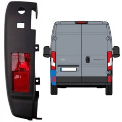 Colț bară spate cu lampă pentru Toyota Proace Max 2024- / Stânga 15936