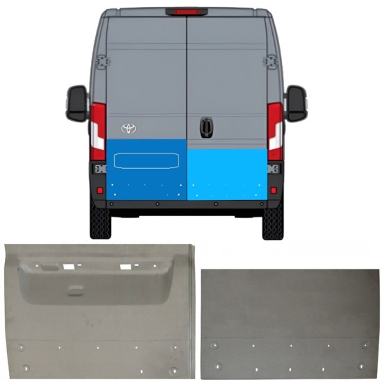 Reparație ușă spate pentru Toyota Proace Max 2024- / Stânga+Dreapta 16726