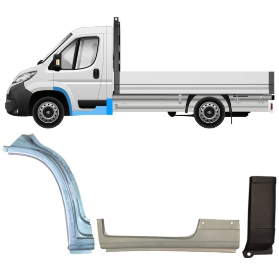 Set panouri de reparare pentru Toyota Proace Max 2024- / Stânga 17009